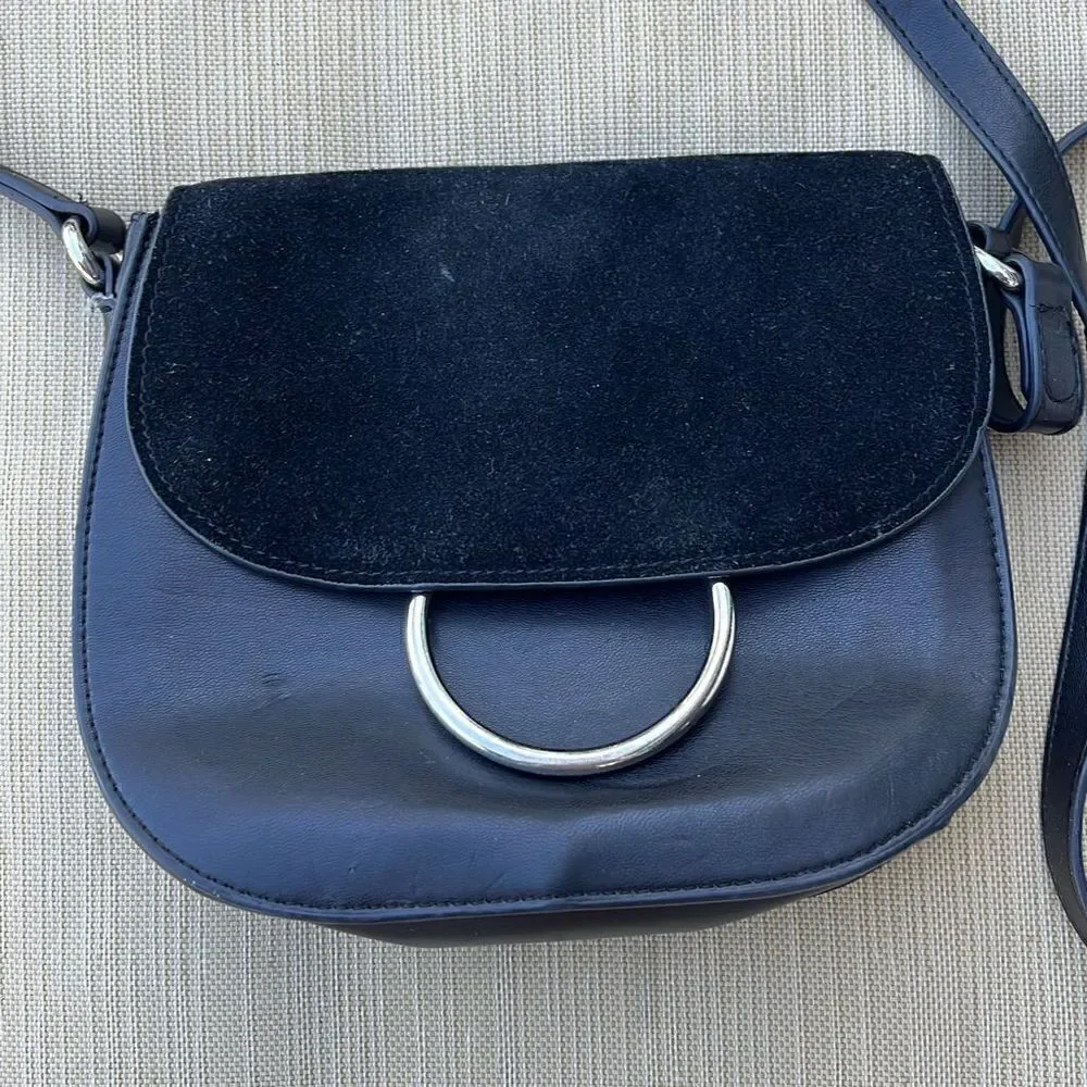 French Connection adorable black crossbody bag